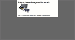 Desktop Screenshot of imagewallet.co.uk